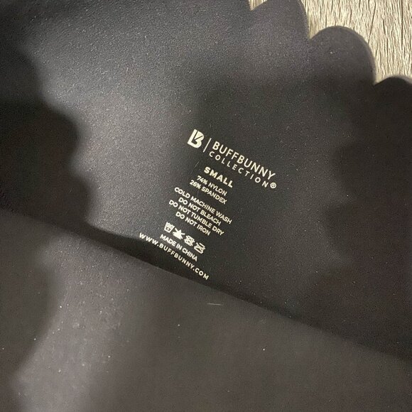 Buffbunny - Rosa Scallop Legging - Onyx Black - Picture 5 of 6